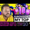 ESC 2023 TOP 10 | EUROVISION 2023 TOP | EUROVISION SONG CONTEST 2023